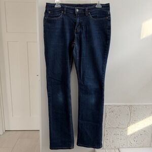 Duluth Trading Co Womens Jeans Size 8x33 Dark Wash Bootcut Stretch Denim